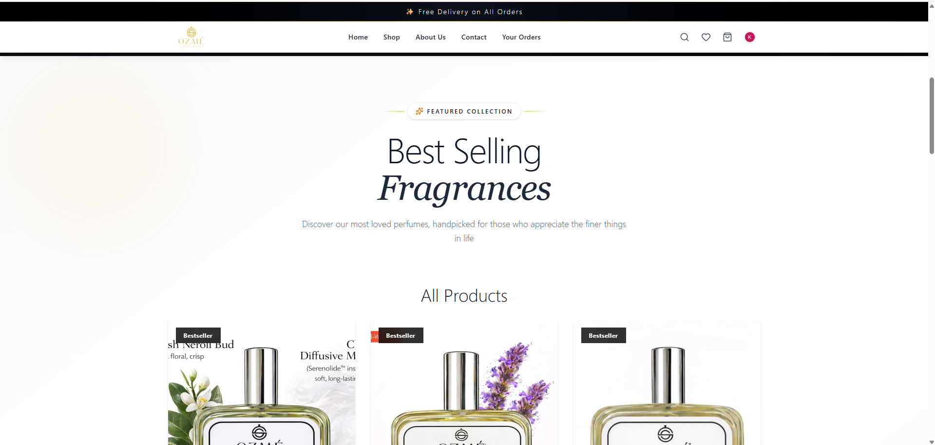 OZME - Premium E-commerce Platform